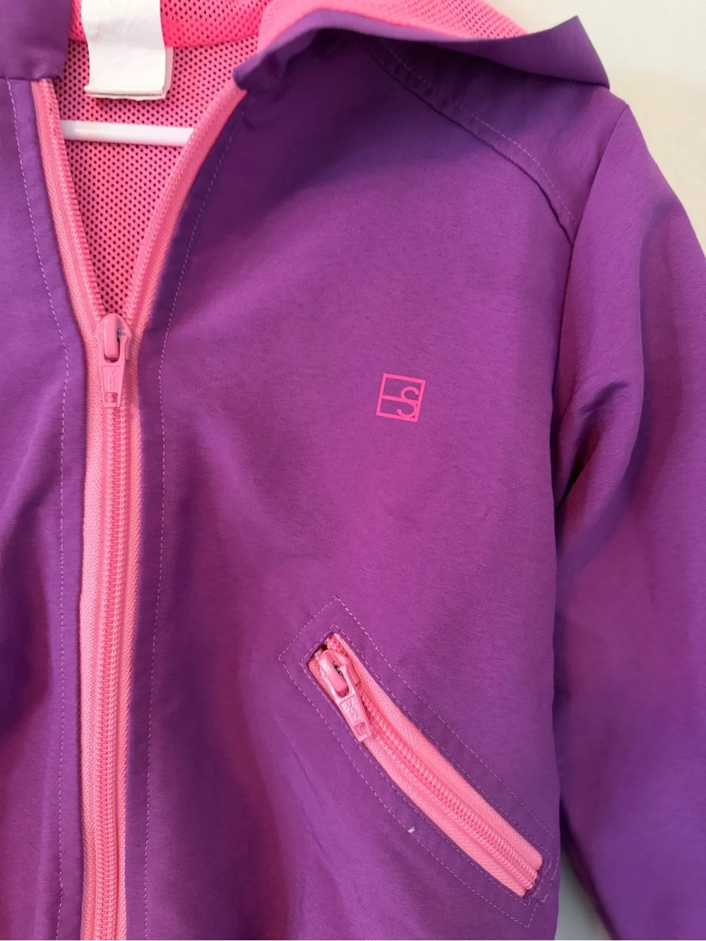 Set Athletics Purple & Pink Hooded Jacket